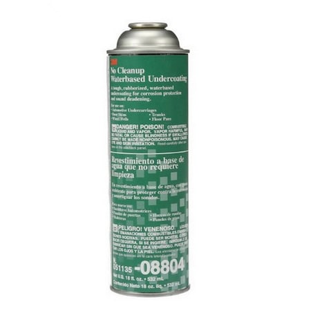 3M 3M No Cleanup Waterbased Undercoating, 08804, 18.5 fl oz, Can 7100166595